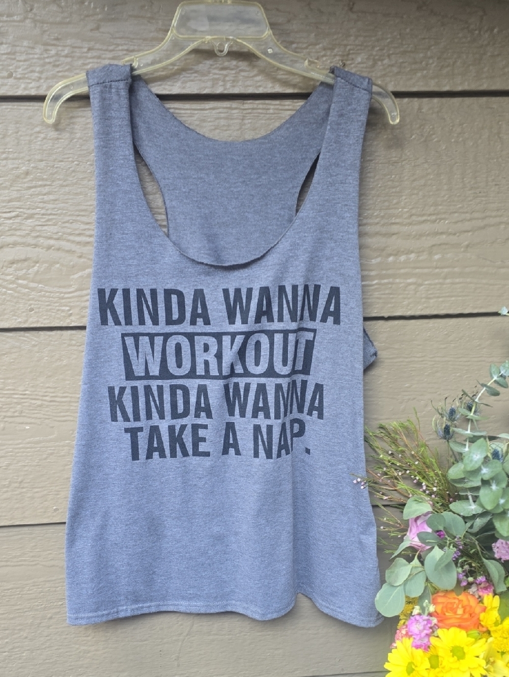 Workout Top Graphic Nap 3x gray